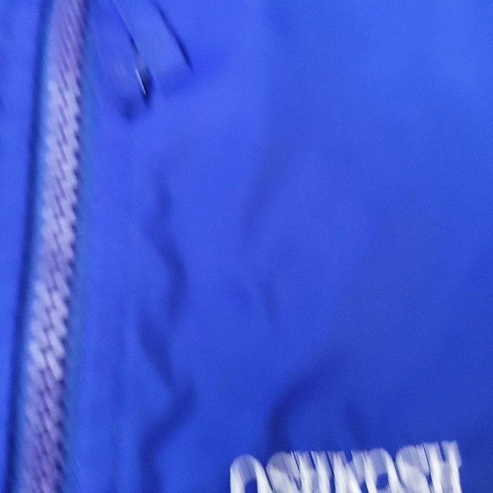 OSHKOSH -‎ Hooded Windbreaker Jacket Full Zip Size 3-6mo Blue